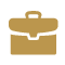 gold suitcase icon